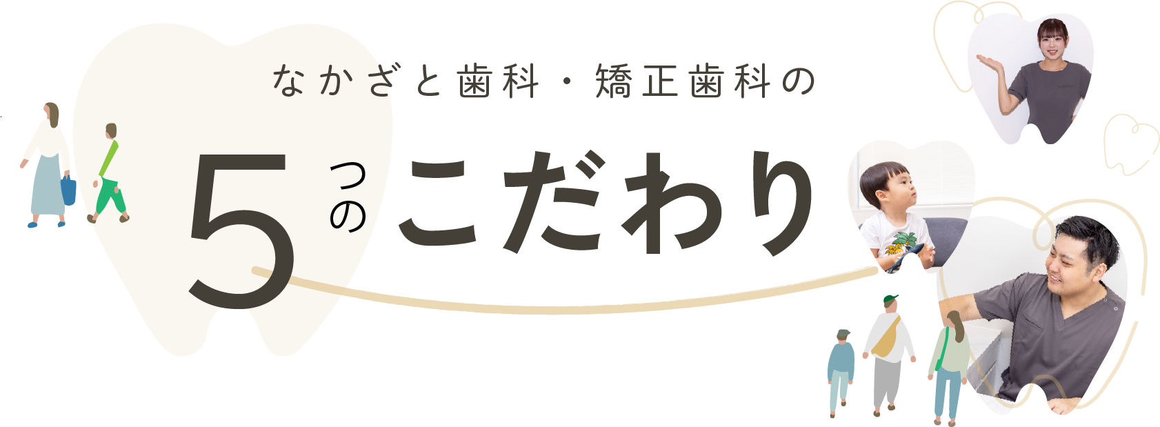 なかざと歯科・矯正歯科の５つのこだわり